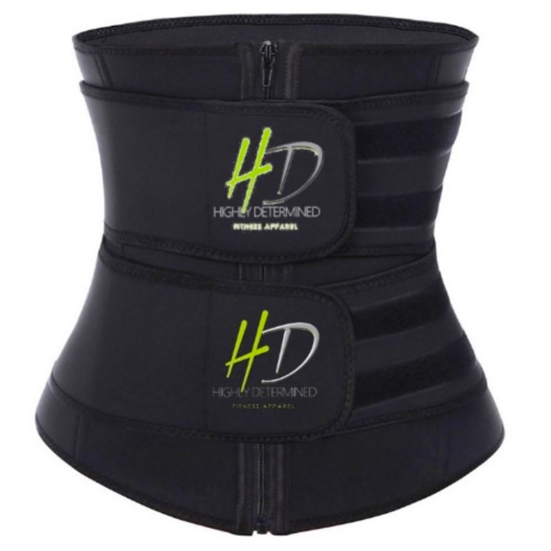 Highly Determined Latex Double strap waist trainer